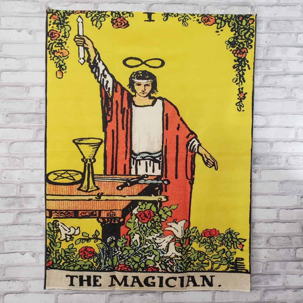 The Magician Tarot Card Wall Tapestry